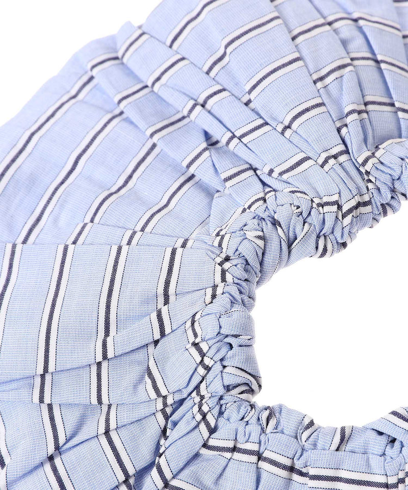 Stripe Cotton Scrunchie-GANNI-Forget-me-nots Online Store