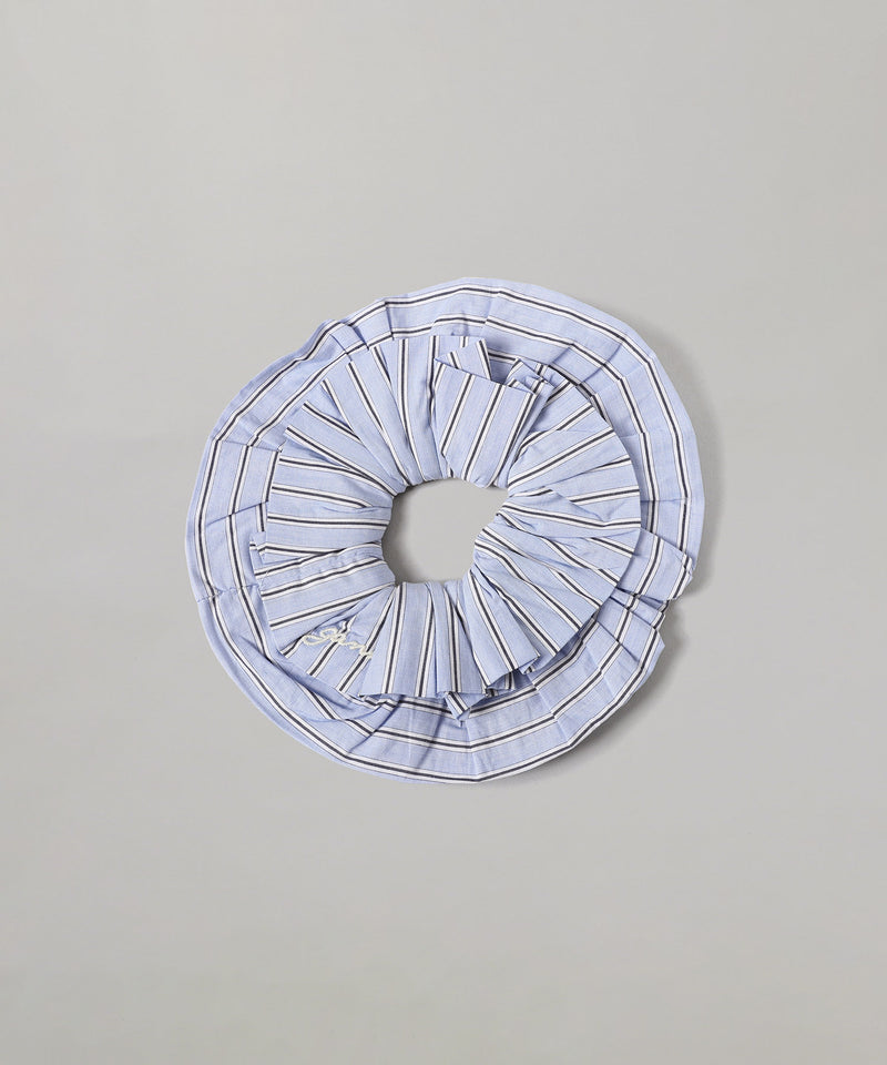 Stripe Cotton Scrunchie-GANNI-Forget-me-nots Online Store