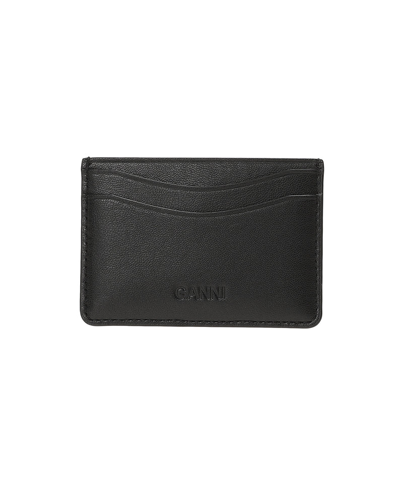 Ganni Bou Card Holder Blue Dog-GANNI-Forget-me-nots Online Store