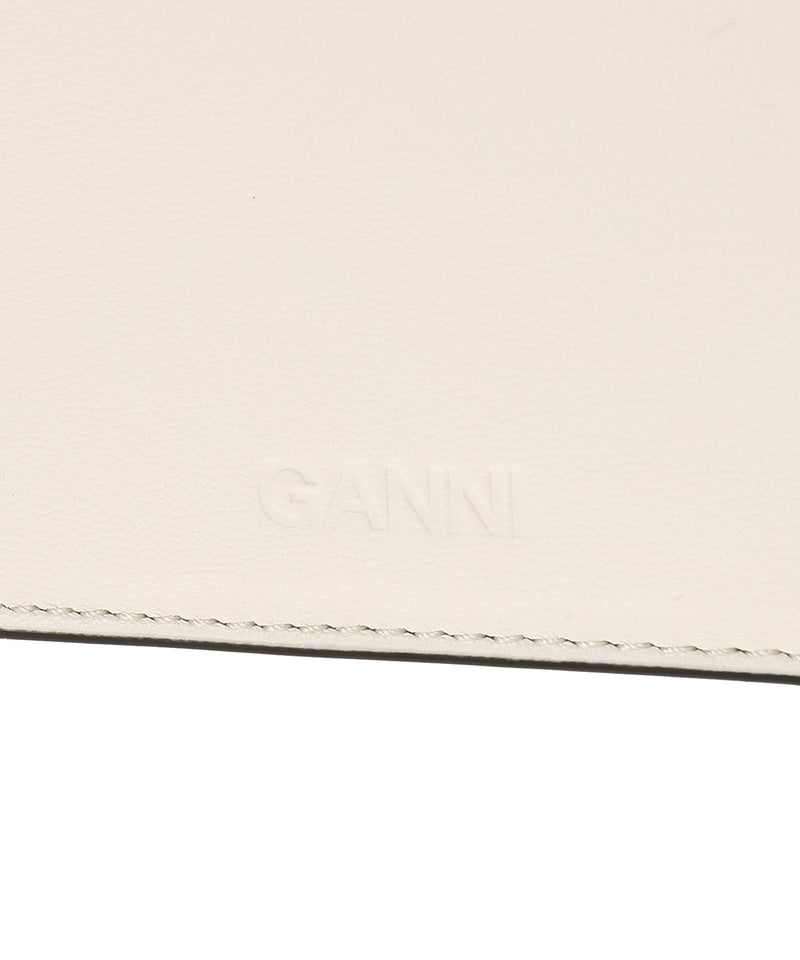 Ganni Bou Card Holder With Flap Cat Signature-GANNI-Forget-me-nots Online Store