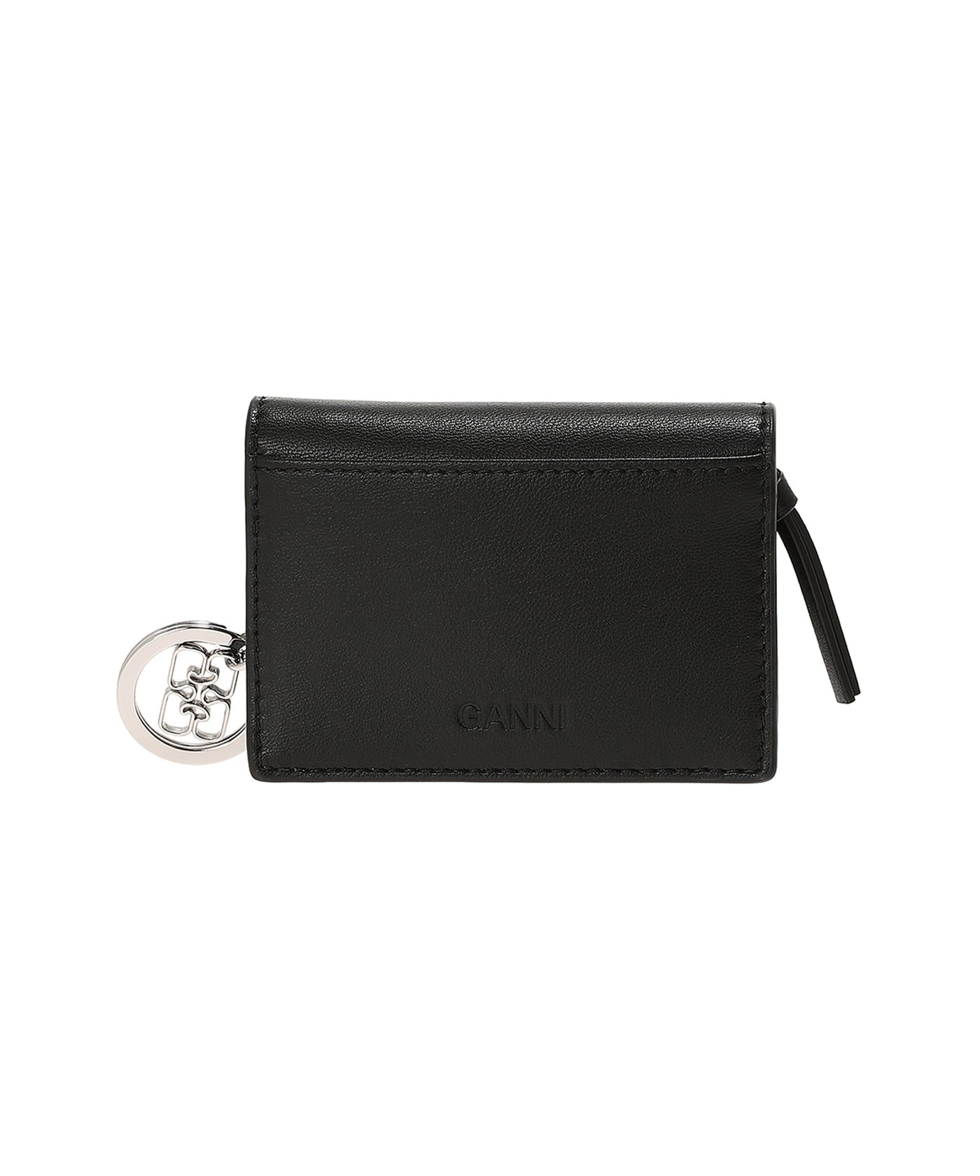 ガニー(GANNI)｜Ganni Bou Card Holder With Flap Blue Dog