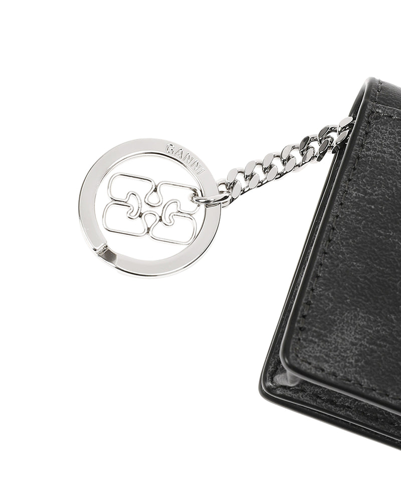 Ganni Bou Card Holder With Flap Vintage-GANNI-Forget-me-nots Online Store