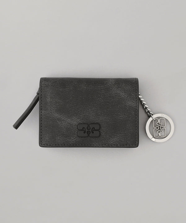 Ganni Bou Card Holder With Flap Vintage-GANNI-Forget-me-nots Online Store