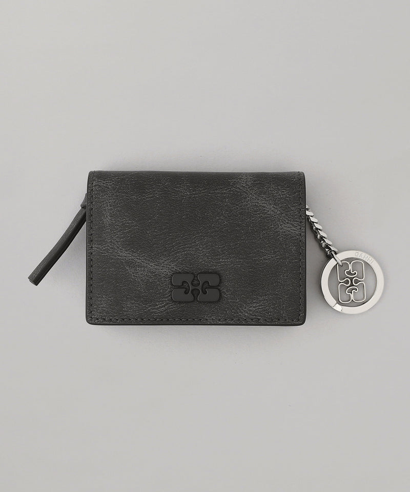 Ganni Bou Card Holder With Flap Vintage-GANNI-Forget-me-nots Online Store