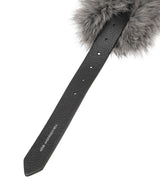 Belted Fur Short Muffler