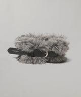 Belted Fur Short Muffler