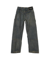 Unisex Twisted Zipper Pocket Jeans-Andersson Bell-Forget-me-nots Online Store