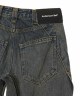 Unisex Twisted Zipper Pocket Jeans-Andersson Bell-Forget-me-nots Online Store