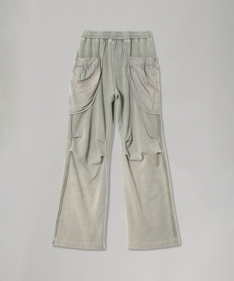 Unisex Layered Wide-Leg Sweatpants-Andersson Bell-Forget-me-nots Online Store