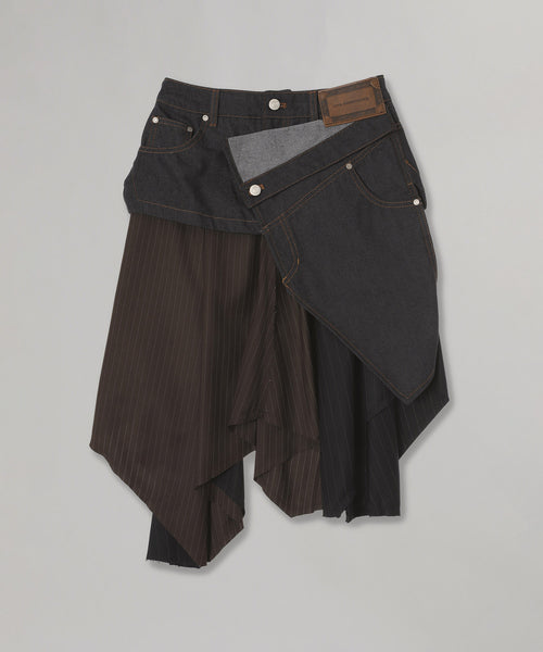Rigid Turn-Over Asymmetric Skirt-Andersson Bell-Forget-me-nots Online Store