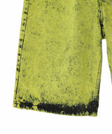 Heavy Acid Wash Wide Leg Short-Aries-Forget-me-nots Online Store