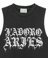 Faded Gothic J'adoro Muscle Vest-Aries-Forget-me-nots Online Store