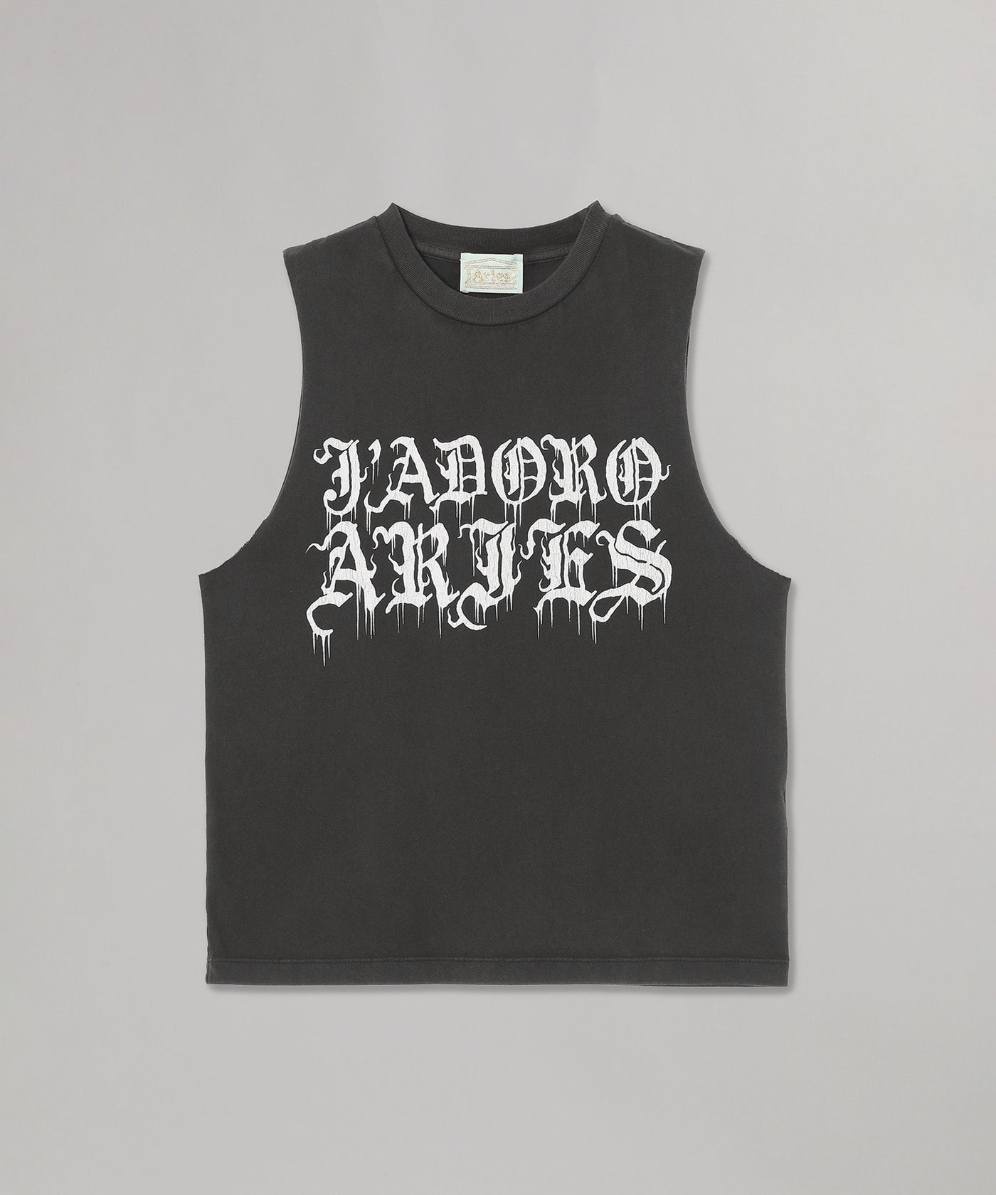 トップス Aries Slashed Vest Aries Arise Slashed Shoulder Temple Vest – Catfish Womens