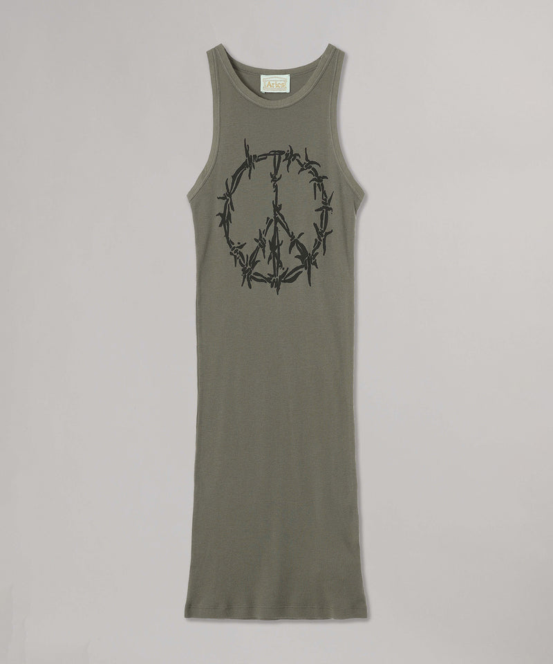 Barbed Peace Lightweight Vest Dress｜アリーズ(Aries)｜Forget-me