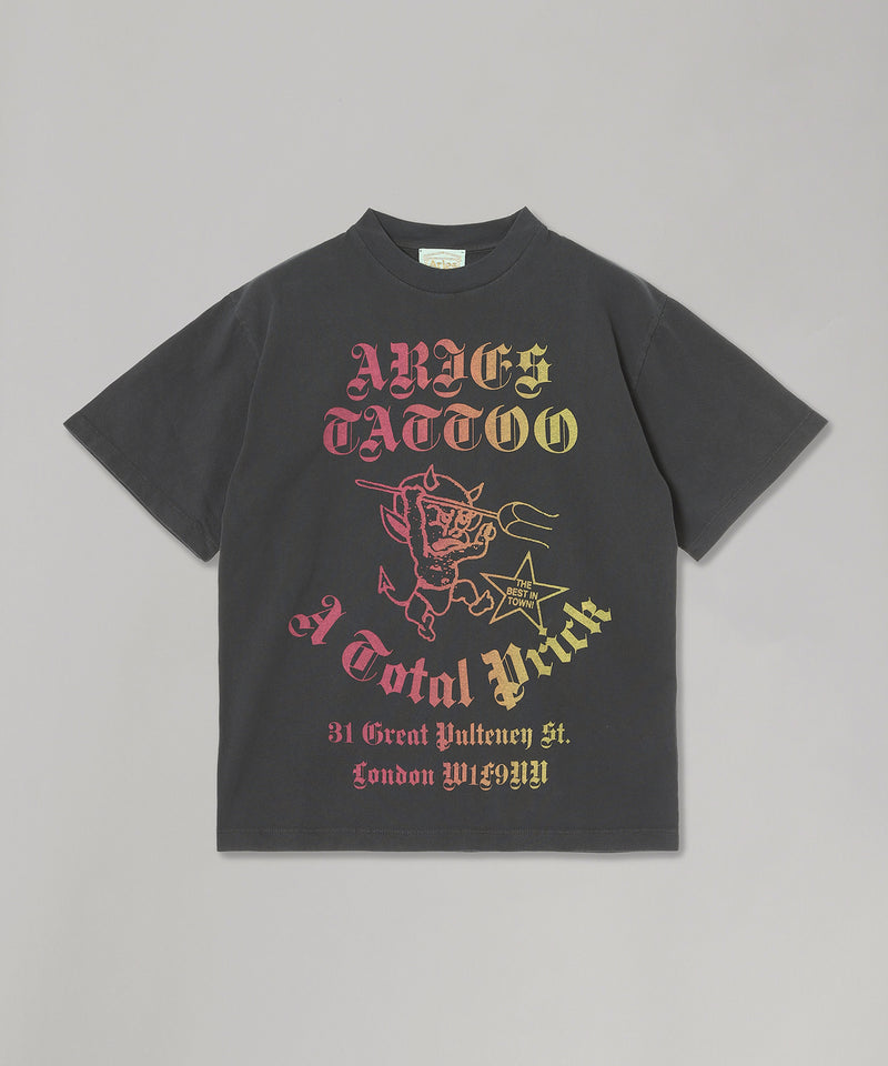 Faded Tattoo Shop Ss Tee-Aries-Forget-me-nots Online Store