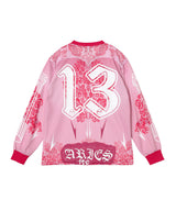 Graphic Gothic Lace Airtex LS-Aries-Forget-me-nots Online Store