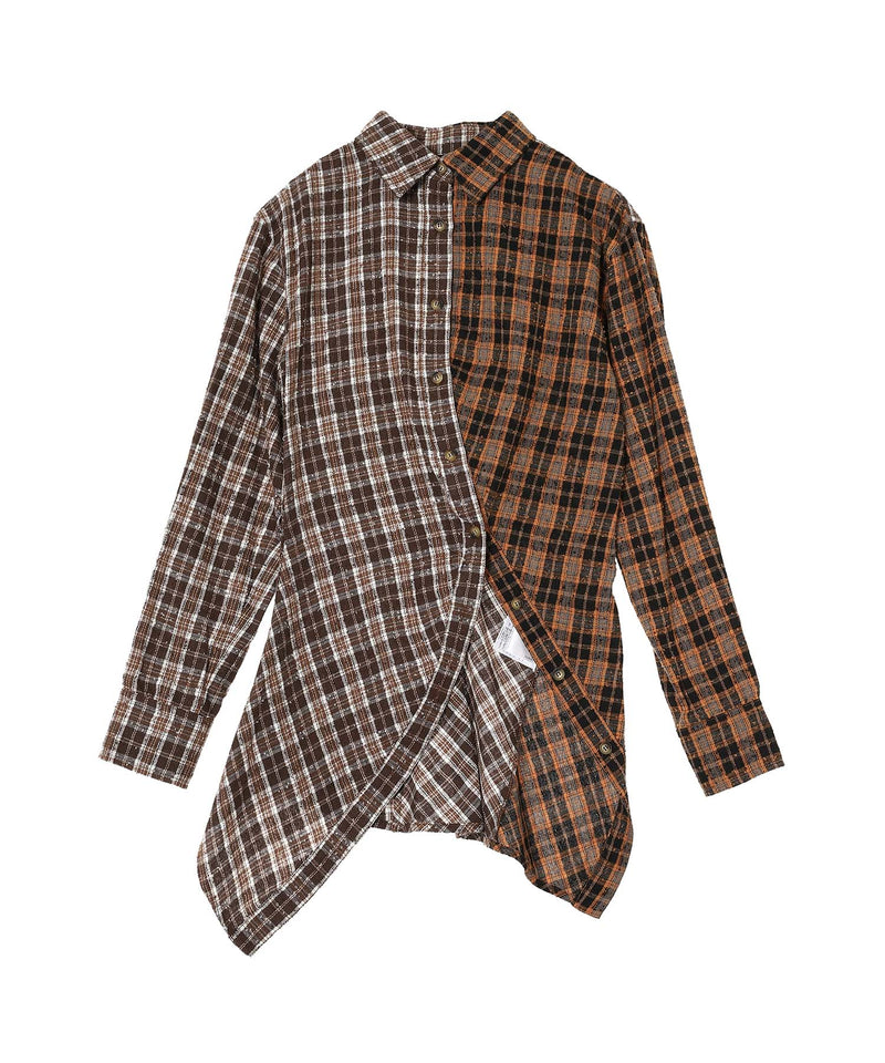 Twist Check Shirts-Andersson Bell-Forget-me-nots Online Store