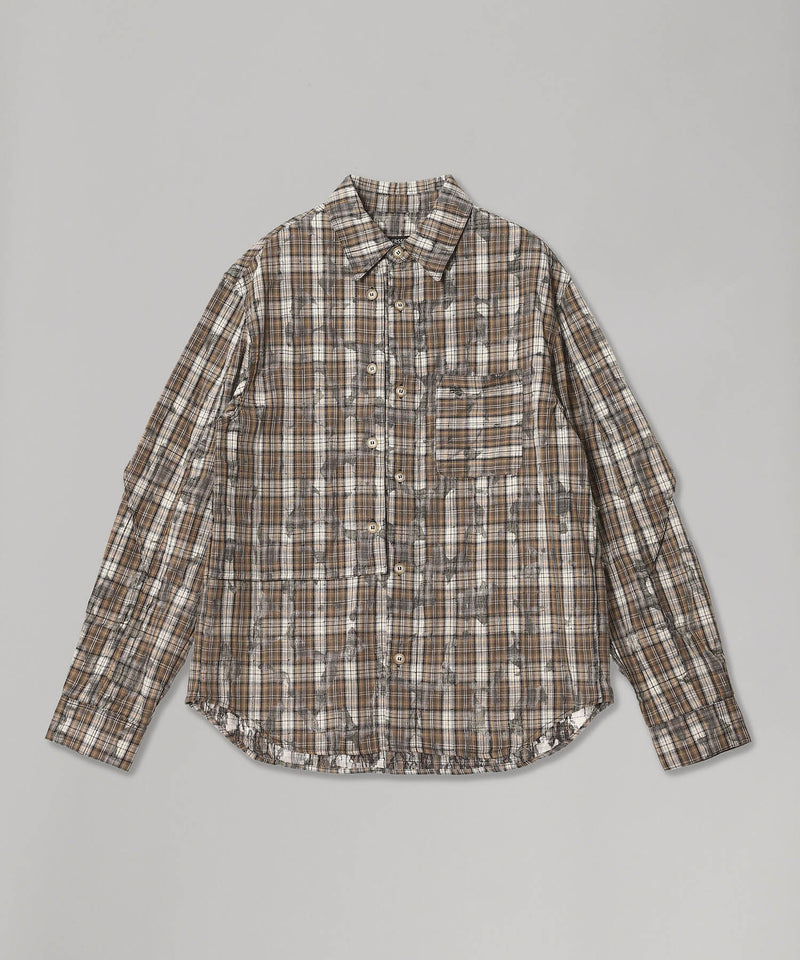 Check Layered Shirt-Andersson Bell-Forget-me-nots Online Store