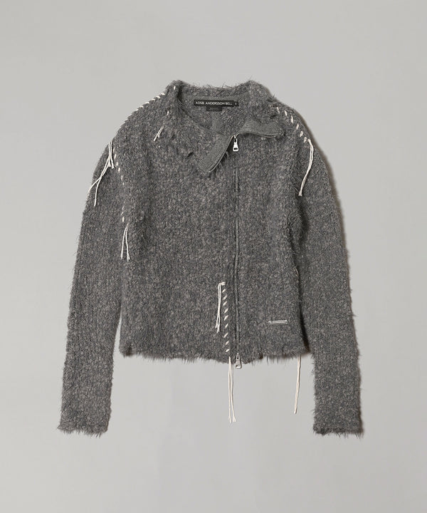 Harlow Damaged Knit Jacket-Andersson Bell-Forget-me-nots Online Store