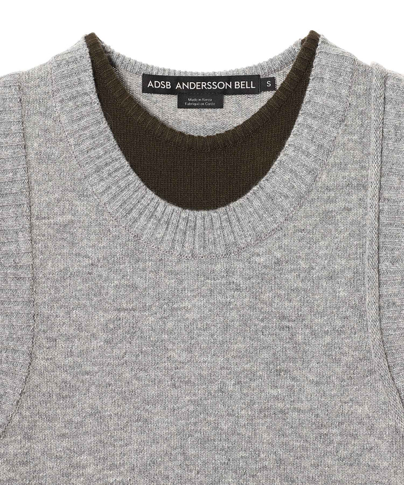 Tres Layered Sleeveless Top-Andersson Bell-Forget-me-nots Online Store