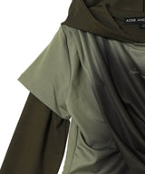 Gathered Hoodie Jersey Top-Andersson Bell-Forget-me-nots Online Store