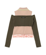 Layered Off-Shoulder Collar Top-Andersson Bell-Forget-me-nots Online Store