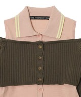 Layered Off-Shoulder Collar Top-Andersson Bell-Forget-me-nots Online Store