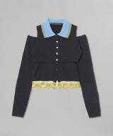 Layered Off-Shoulder Collar Top-Andersson Bell-Forget-me-nots Online Store