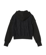 Lace Layered Hood Zip Up-Andersson Bell-Forget-me-nots Online Store