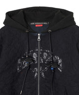 Lace Layered Hood Zip Up-Andersson Bell-Forget-me-nots Online Store