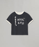 (Essential) Adsb Flocking Baby Ringer T-Shirt-Andersson Bell-Forget-me-nots Online Store