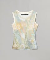 Fish & Butterfly Lace Embroidered Tank Top-Andersson Bell-Forget-me-nots Online Store