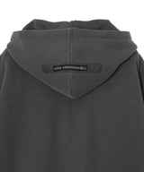 Raw-Cut Studded Zip-Up Hoodie