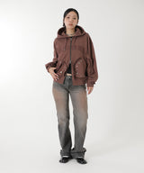 モデル身長：165cm / カラー：Brown / サイズ：S