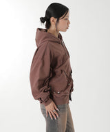 Raw-Cut Studded Zip-Up Hoodie-Andersson Bell-Forget-me-nots Online Store