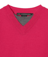 Unisex Layered V-Neck Sweater-Andersson Bell-Forget-me-nots Online Store
