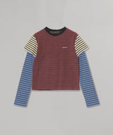Terry Multi Stripe Ls T-Shirt