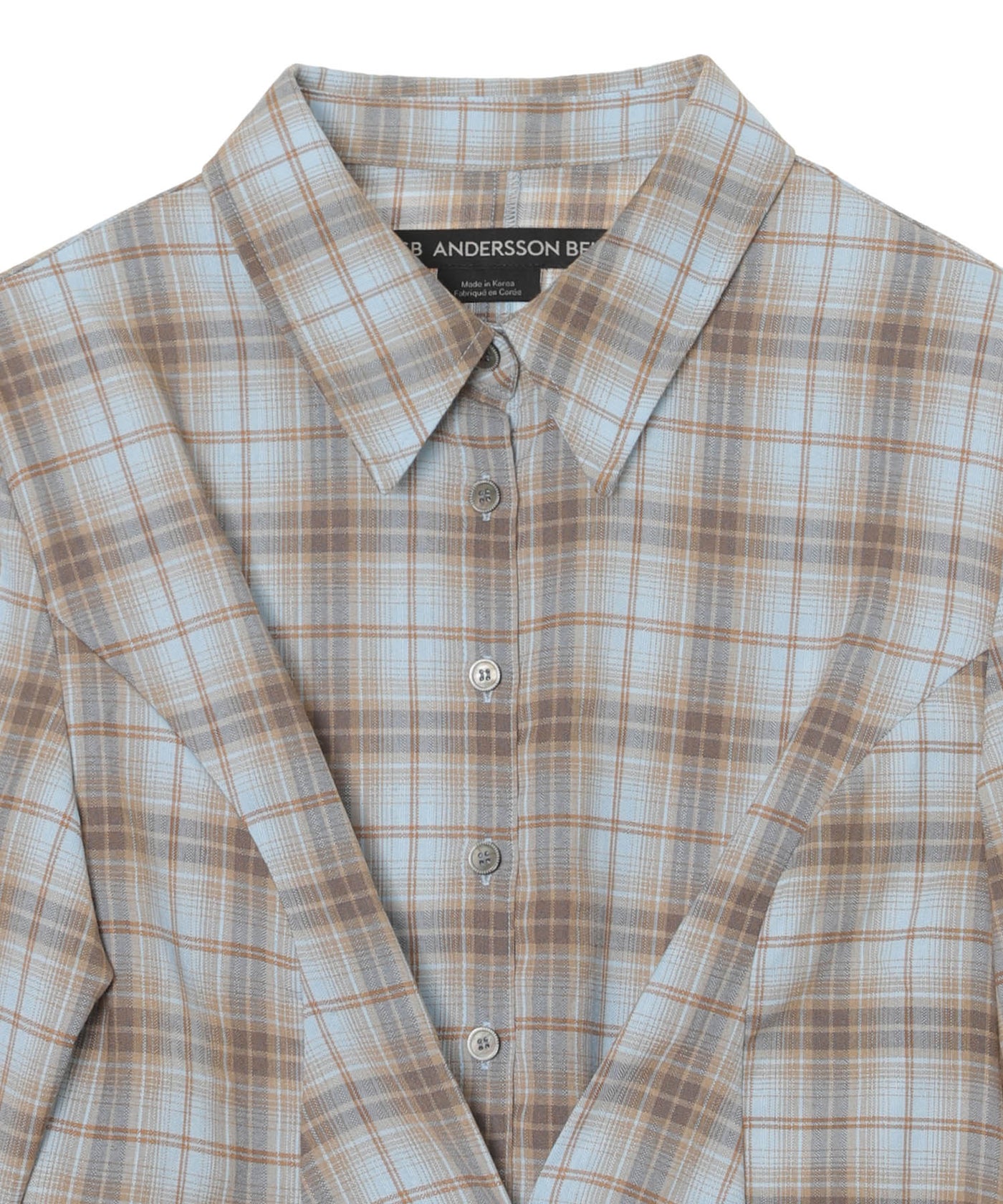 Check Draped Waist Shirt｜アンダーソン ベル(Andersson Bell 