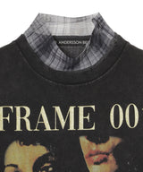 Layered Frame 001 Printed T-Shirt-Andersson Bell-Forget-me-nots Online Store