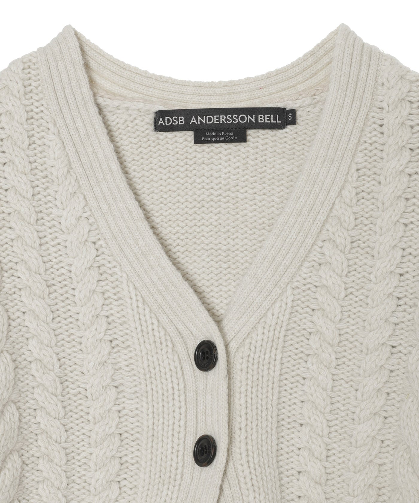 Cable Cropped Cardigan｜アンダーソン ベル(Andersson Bell)｜Forget
