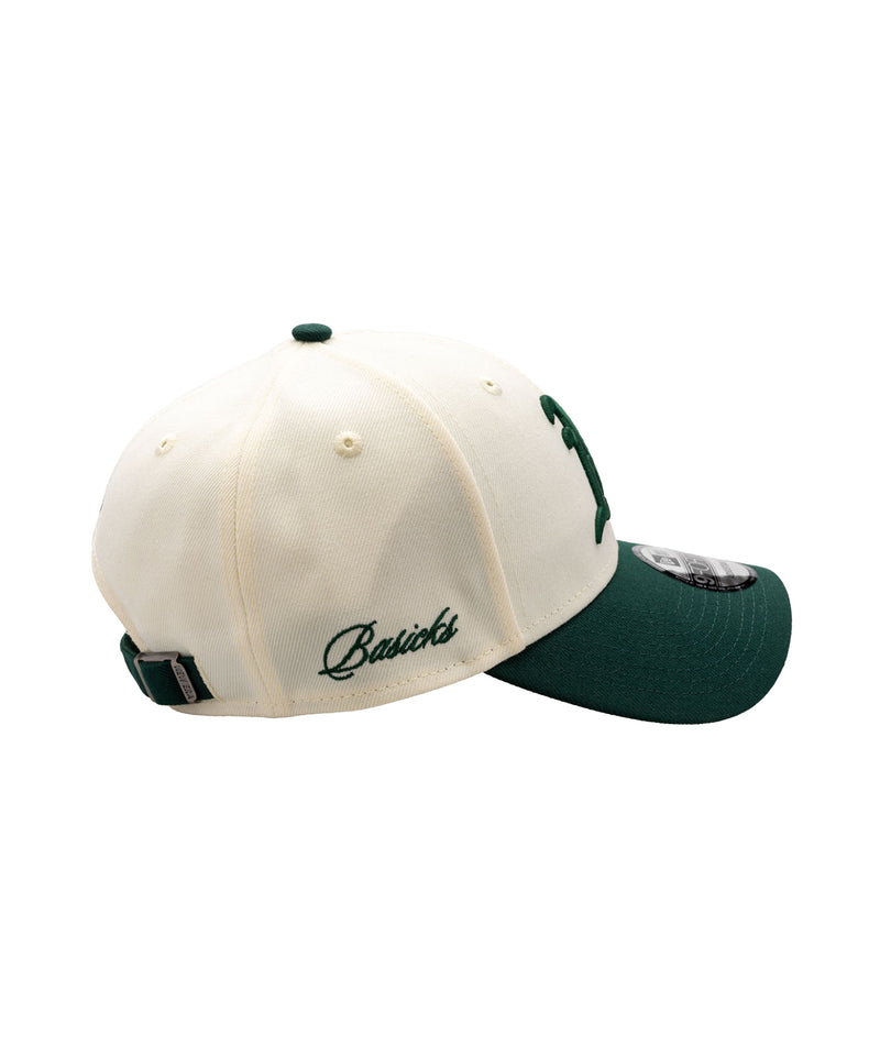 X Newera Athletics Capwht/Grn