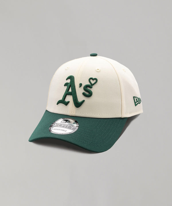 X Newera Athletics Capwht/Grn