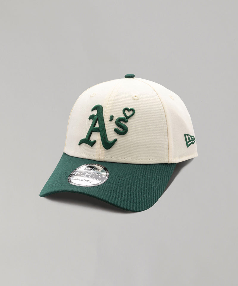 X Newera Athletics Capwht/Grn