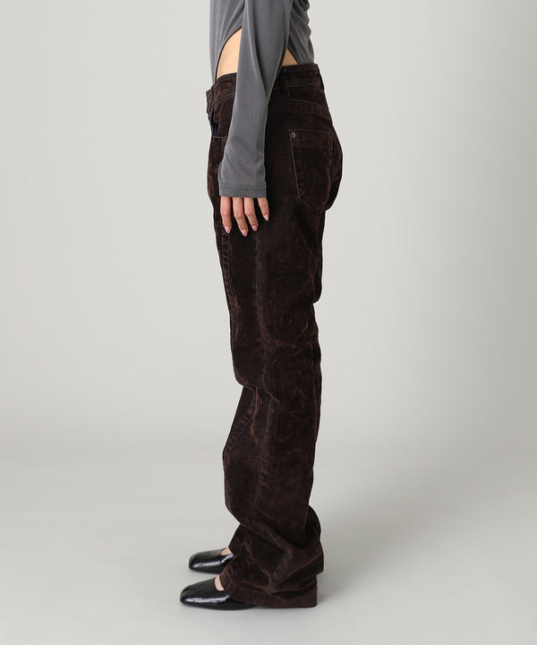 Flock Denim Trousers-KNWLS-Forget-me-nots Online Store