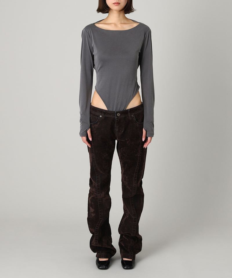 Flock Denim Trousers-KNWLS-Forget-me-nots Online Store