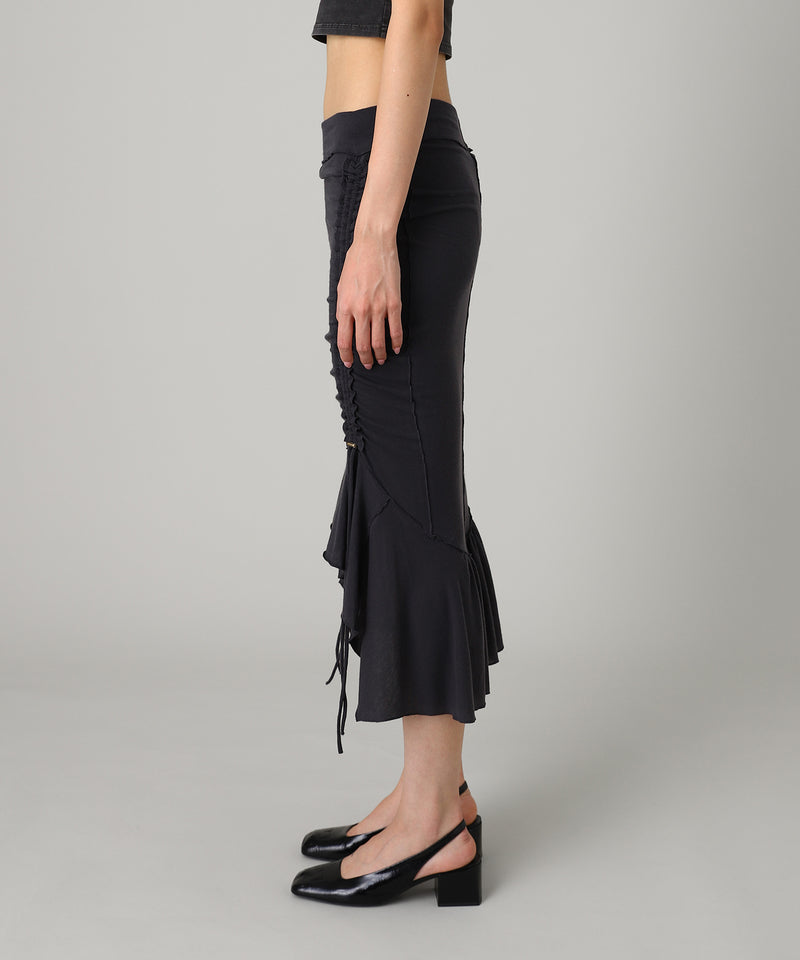 Gathered Soft Jersey Skirt-KNWLS-Forget-me-nots Online Store