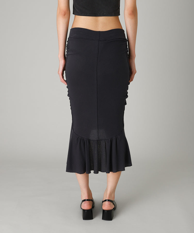 Gathered Soft Jersey Skirt-KNWLS-Forget-me-nots Online Store