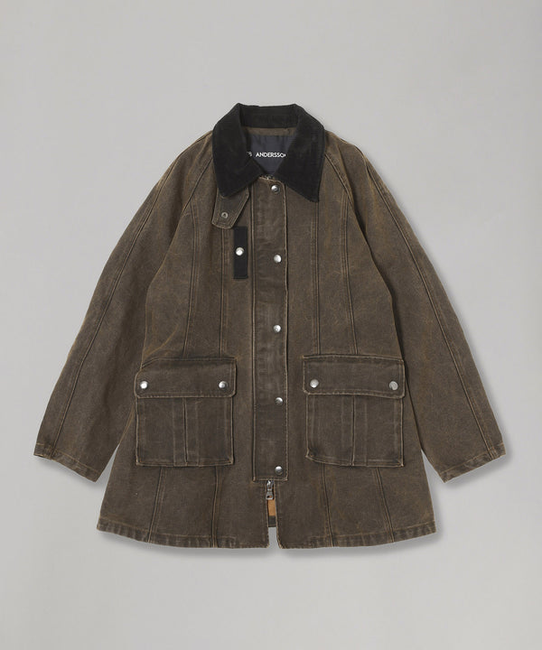 Kerri Trapez Work Jacket-Andersson Bell-Forget-me-nots Online Store