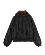 Fur Shawl Collar Puffer Jacket