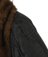 Fur Shawl Collar Puffer Jacket